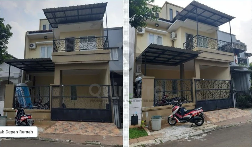 Rumah 5+1KT 3 Lantai di Nusa Loka BSD City, SHM Row Jalan Utama