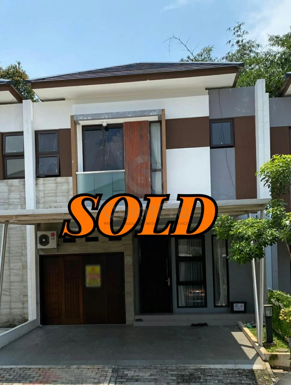 Rumah Modern 3+1KT di De Latinos BSD, 2 Lantai SHM Semi-Furnished
