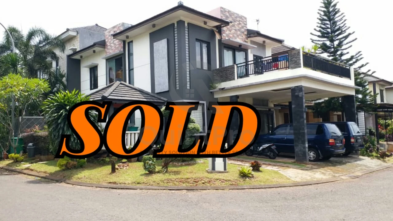 Rumah Modern 3+1KT di De Latinos BSD, 2 Lantai Semi-Furnished Asri