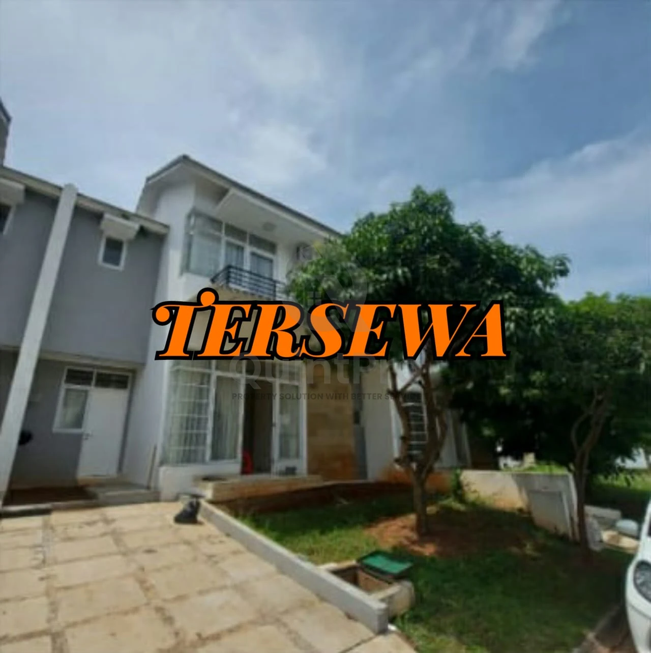 Rumah 3+1KT Disewa di Serpong Natura BSD City, Modern Minimalis Halaman Asri