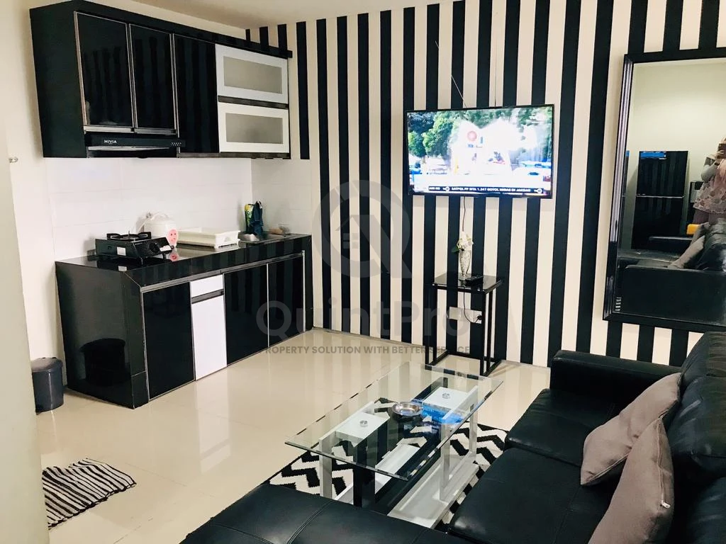 Apartemen Studio Intermark BSD, Modern Minimalis Furnished View Tol — foto 2