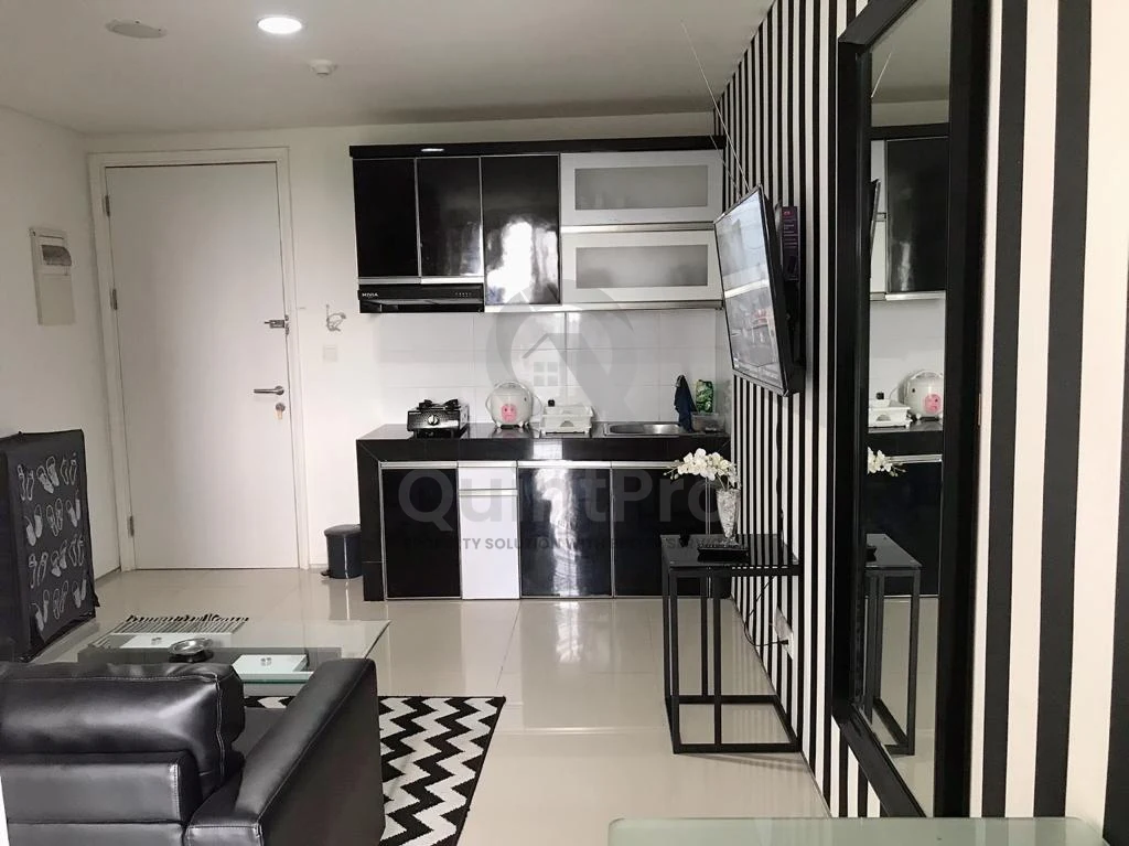 Apartemen Studio Intermark BSD, Modern Minimalis Furnished View Tol — foto 3