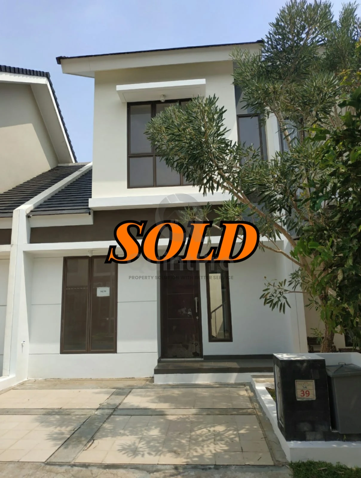 Rumah Modern 2+1KT di The Spring Serpong, Desain Minimalis 2 Lantai SHM
