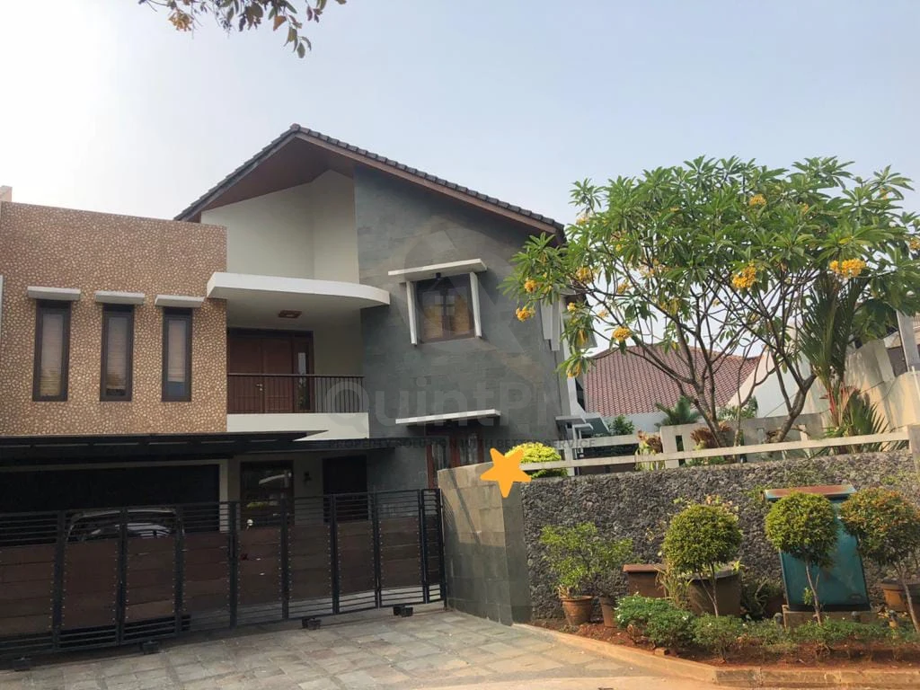 Rumah 5+1KT 2 Lantai di Puspita Loka Tangsel, Kolam Renang Furnished SHM — foto 3