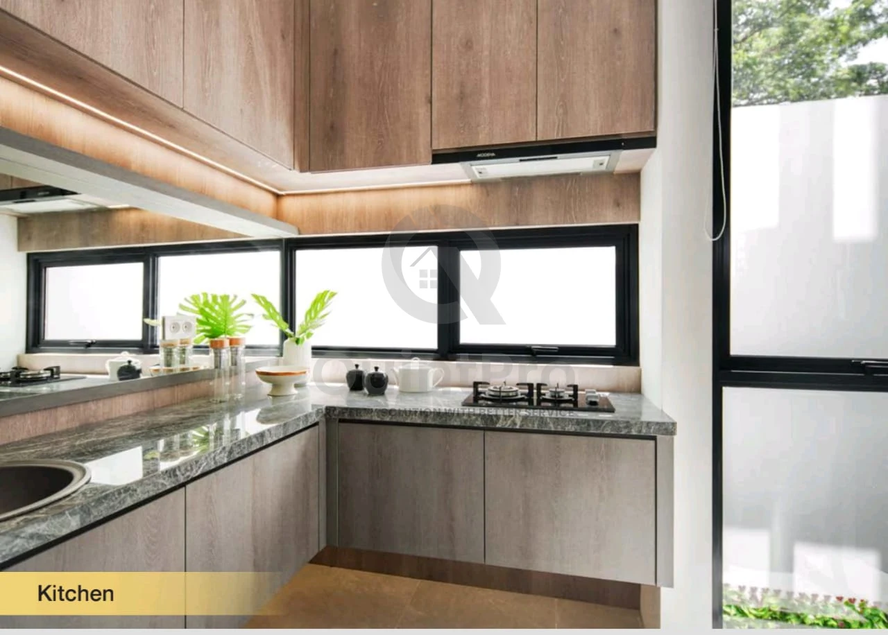 Rumah Modern 5+1KT di Aether Greenwich Park BSD, 3 Lantai Design Architect — foto 5