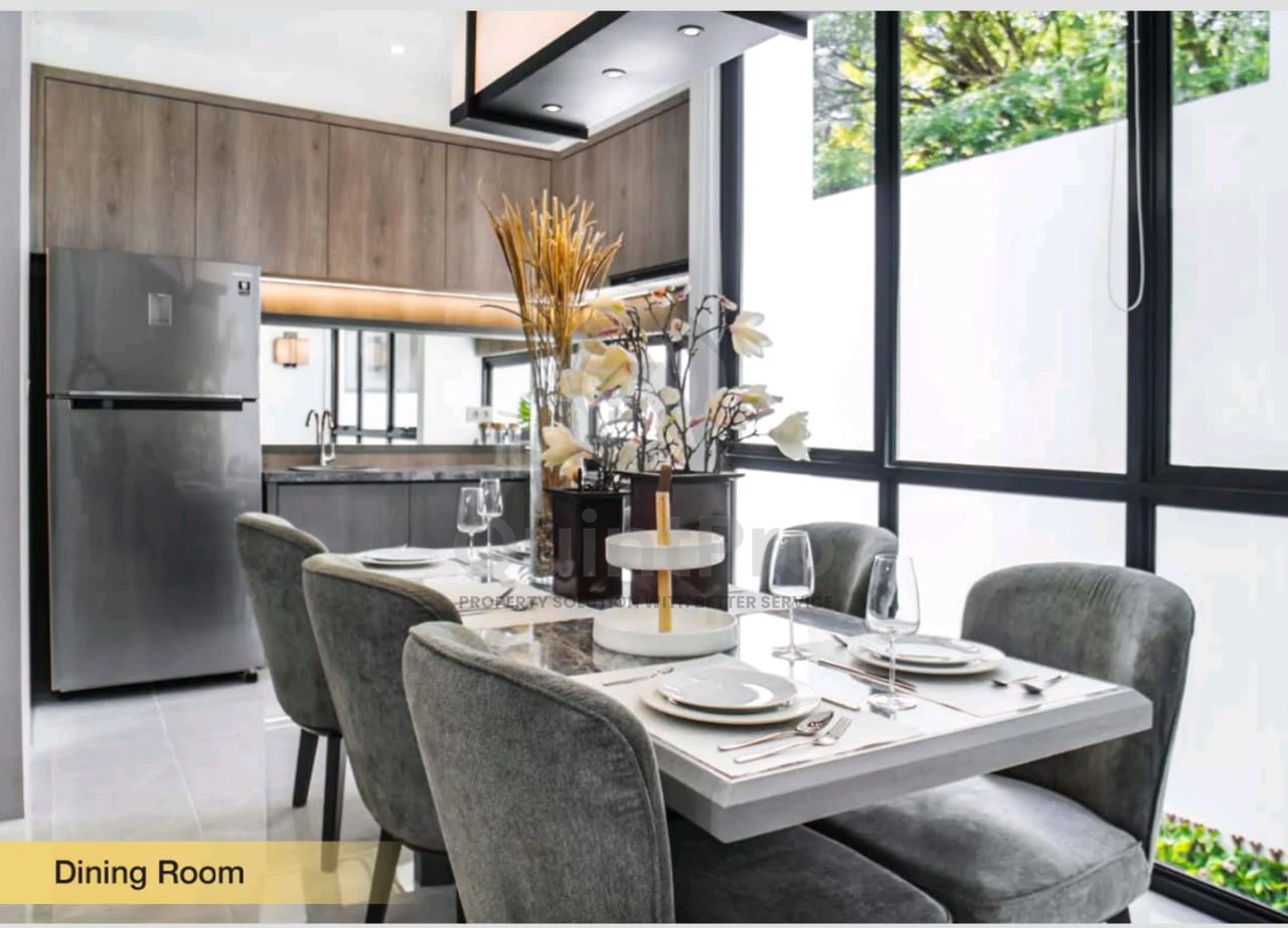 Rumah Modern 5+1KT di Aether Greenwich Park BSD, 3 Lantai Design Architect — foto 5