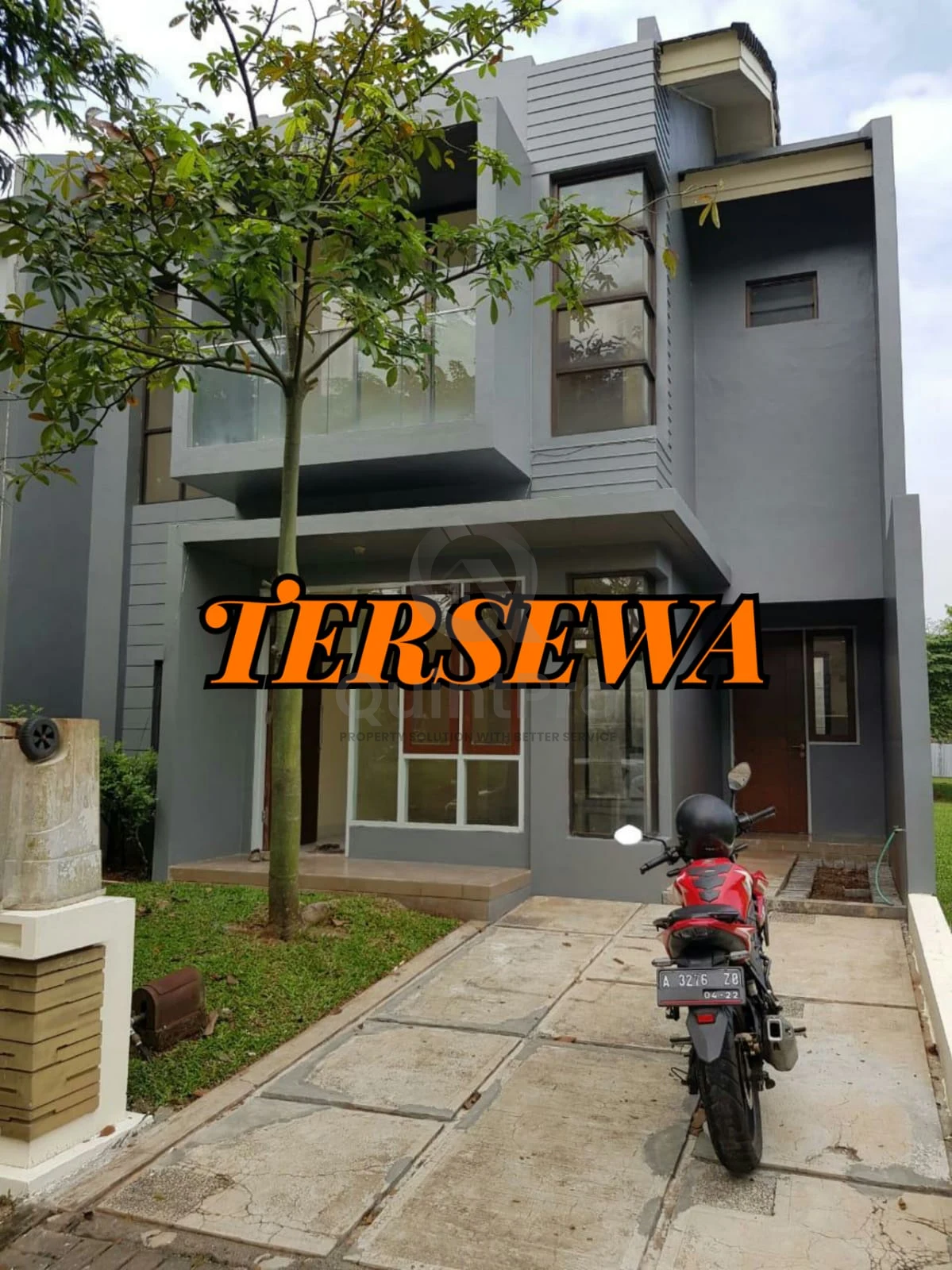 Rumah 2KT Modern di Foresta Albera BSD City, 2 Lantai Halaman Asri Disewa