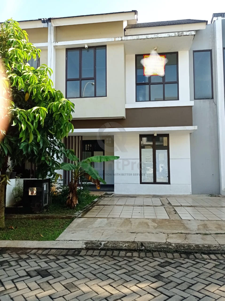 Rumah Modern 3+1KT di Spring Serpong Jaya, 2 Lantai Halaman Asri PPJB