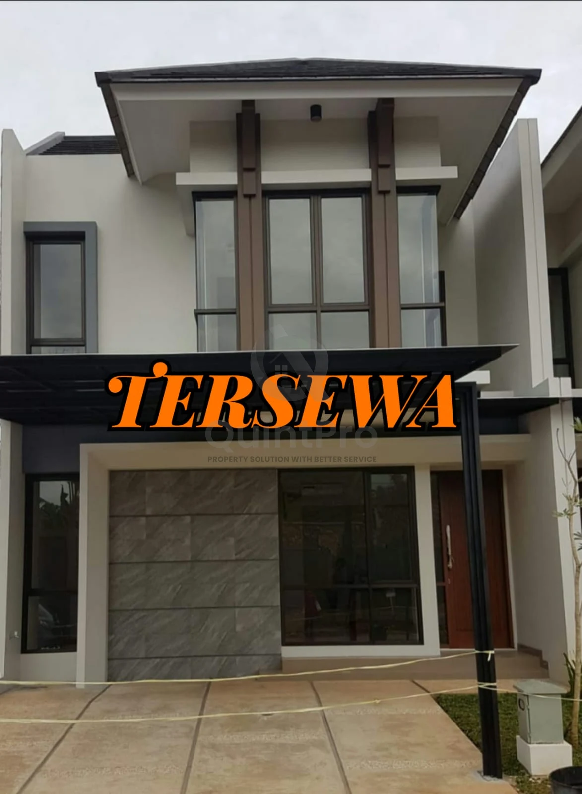 Rumah Modern 3+1KT Disewa di Nusa Loka Harvest Tangerang, 2 Lantai SHM