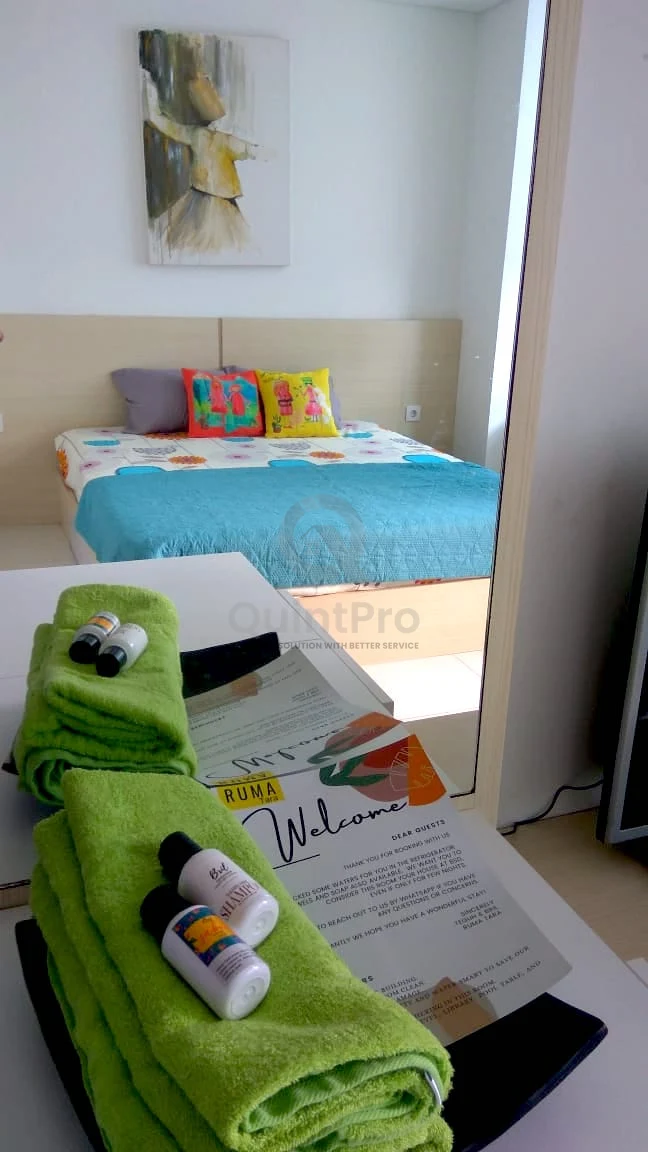 Apartemen 1BR 30m² Roseville BSD, Modern Minimalis View Kolam Renang — foto 4