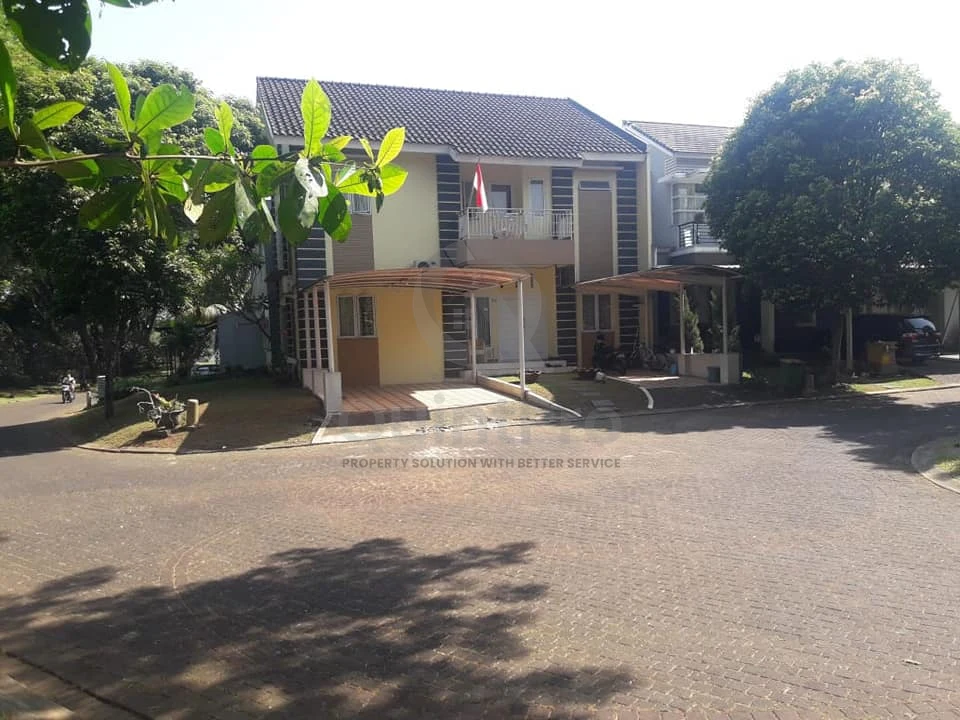 Rumah 5+1KT 2 Lantai di Costarica Delatinos BSD, Halaman Hijau HGB
