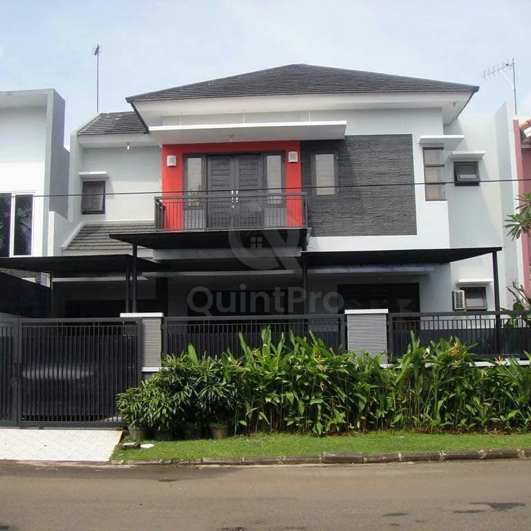 Rumah Modern 4KT 180m² di Nusa Loka BSD City, 2 Lantai SHM Semi-Furnished