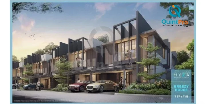 Rumah Modern 4KT di BSD City, Furnished Bebas Banjir SHM