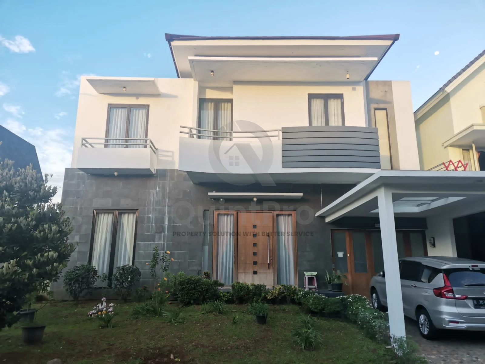 Rumah 5KT 2 Lantai di Carabean Delatinos BSD, Modern Minimalis SHM Semi-Furnished