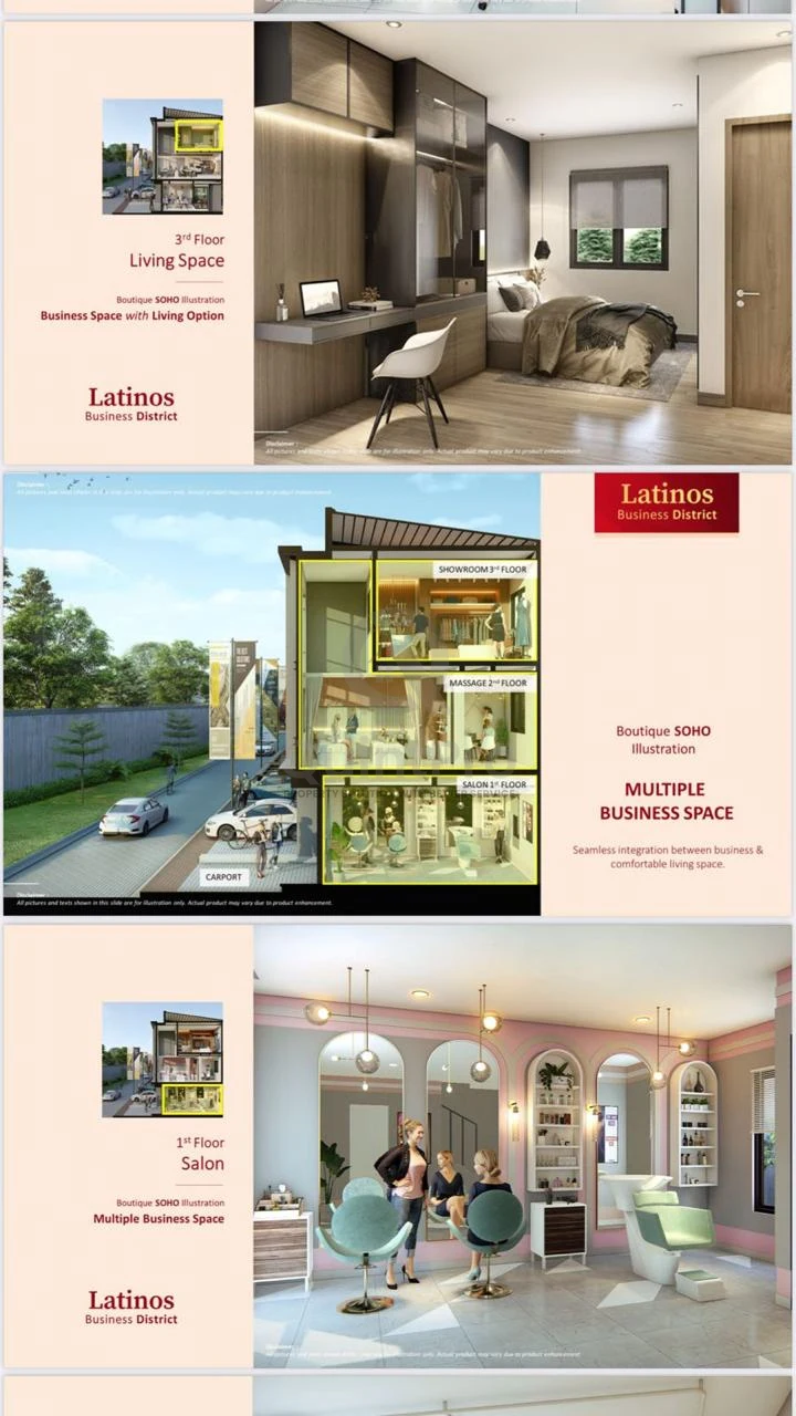 Ruko 2KT 2 Lantai di Latinos Business District BSD, 5 Menit Stasiun SHM — foto 2