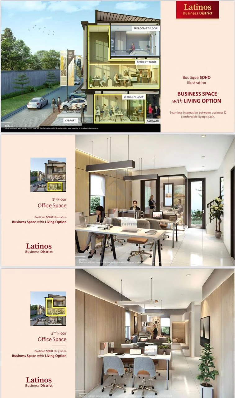 Ruko 2KT 2 Lantai di Latinos Business District BSD, 5 Menit Stasiun SHM — foto 3
