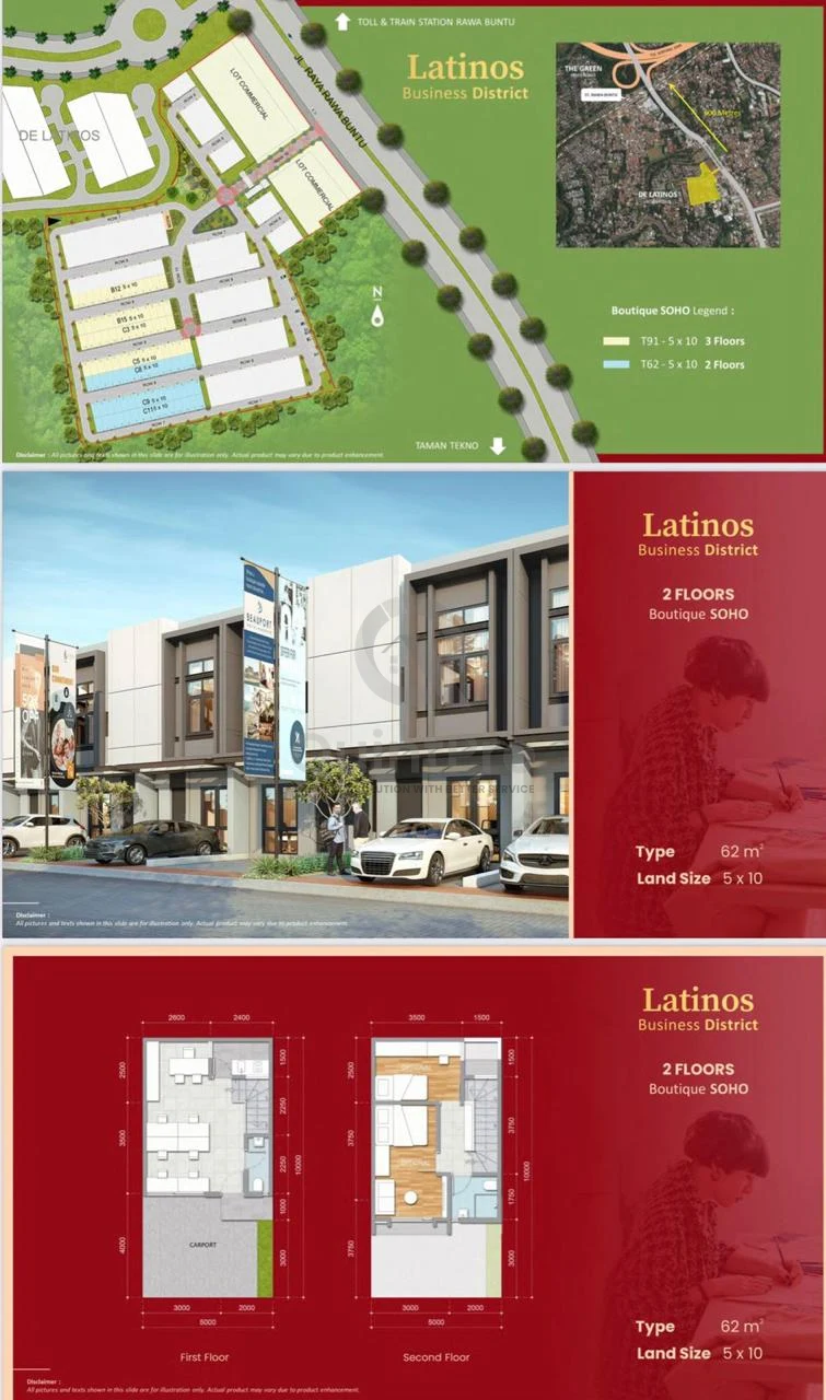 Ruko 2KT 2 Lantai di Latinos Business District BSD, 5 Menit Stasiun SHM — foto 5