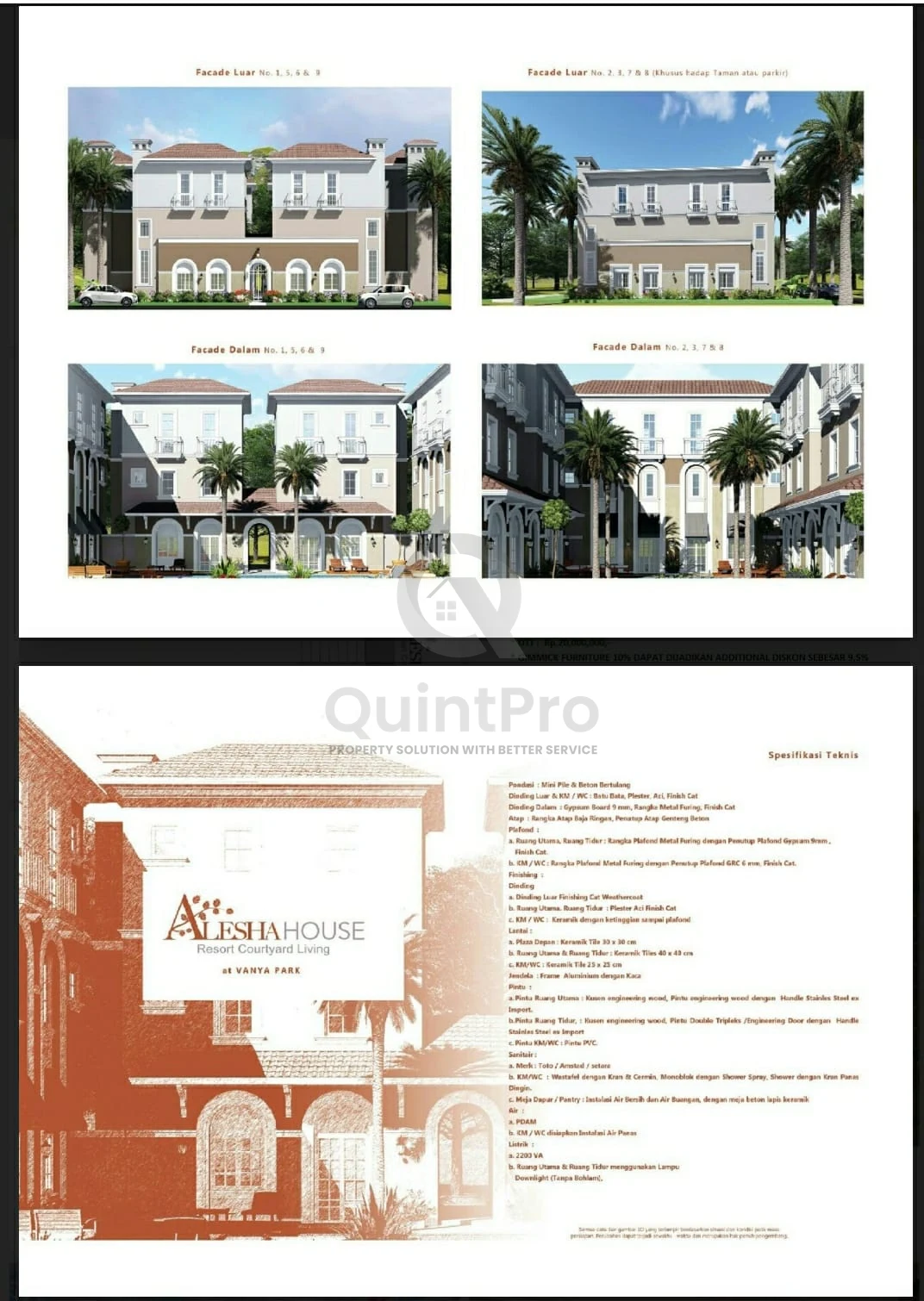 Rumah 4KT 2 Lantai di Alesha House BSD, PPJB Siap Bangun — foto 2