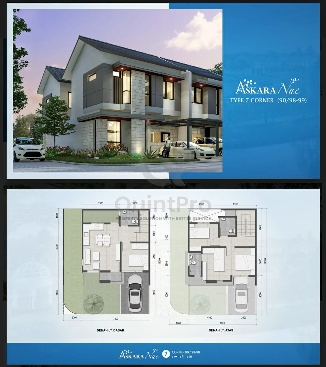 Rumah Modern 3+1KT 117m² Askara Nue BSD, 2 Lantai Design Minimalis PPJB — foto 3