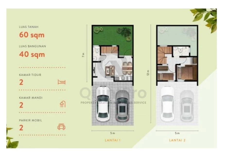 Rumah 2KT 2KM di Milenium City Parung Panjang, Hadap Taman PPJB — foto 5