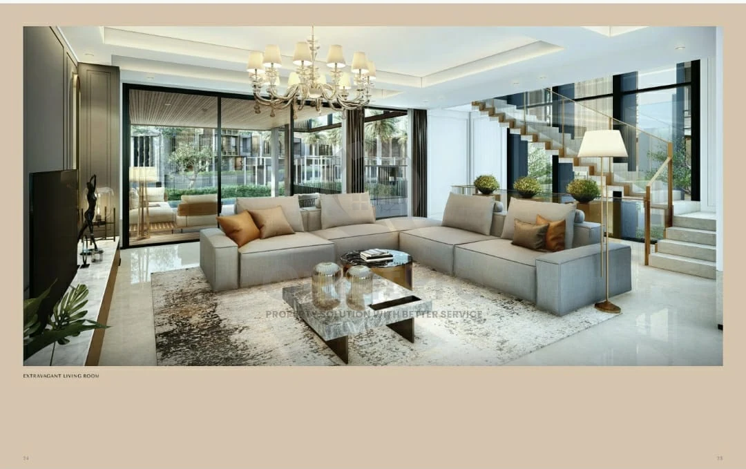 Rumah Modern 4+2KT di Enchante BSD, 3 Lantai Lift Semi-Furnished SHM — foto 2