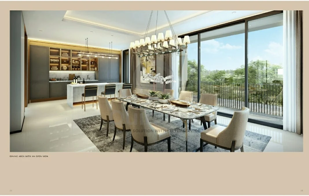 Rumah Modern 4+2KT di Enchante BSD, 3 Lantai Lift Semi-Furnished SHM — foto 3