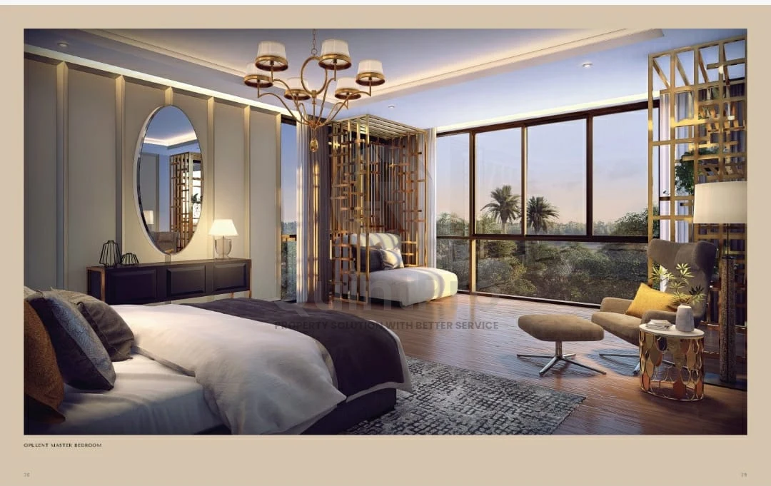 Rumah Modern 4+2KT di Enchante BSD, 3 Lantai Lift Semi-Furnished SHM — foto 4