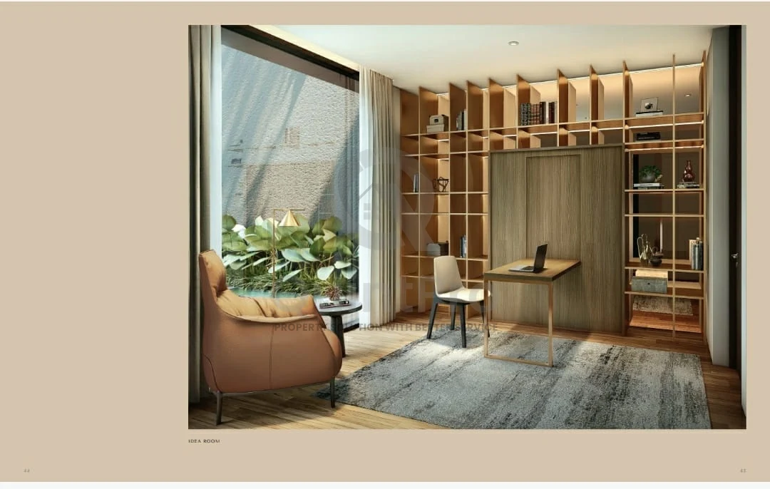 Rumah Modern 4+1KT di Enchante BSD, 3 Lantai Lift Semi-Furnished SHM — foto 3