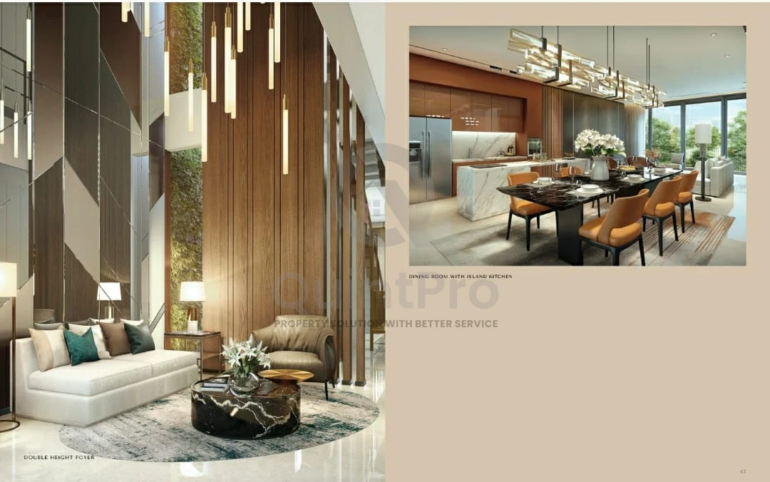 Rumah Modern 4+1KT di Enchante BSD, 3 Lantai Lift Semi-Furnished SHM — foto 4