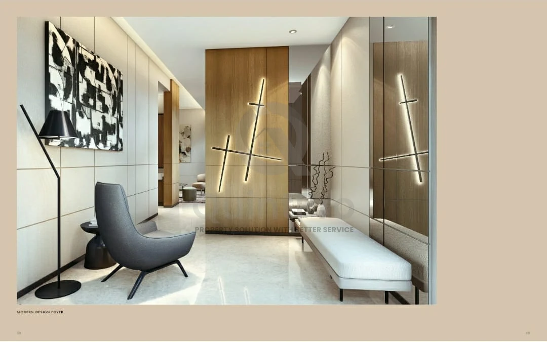Rumah Modern 4+1KT 398m² di Enchante BSD, 3 Lantai Lift SHM Semi-Furnished — foto 2