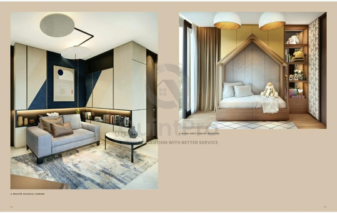 Rumah Modern 4+1KT 398m² di Enchante BSD, 3 Lantai Lift SHM Semi-Furnished — foto 4