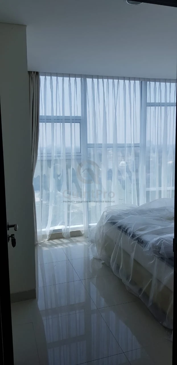 Apartemen 2BR Furnished di Brooklyn Alam Sutera, View Jalan Raya Lantai 11