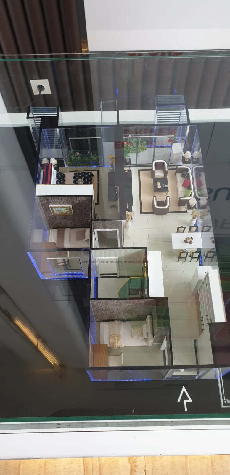 Apartemen 3BR 68m² Sky House BSD Tower D, Lantai 17 Hadap AEON