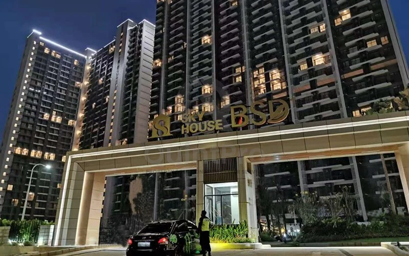 Apartemen 3BR 68m² Sky House BSD Tower D, Lantai 17 Hadap AEON — foto 2