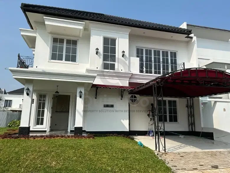 Rumah Brand New 5+1KT American Classic di The Icon Cosmo BSD, 3 Lantai Mewah SHM — foto 3