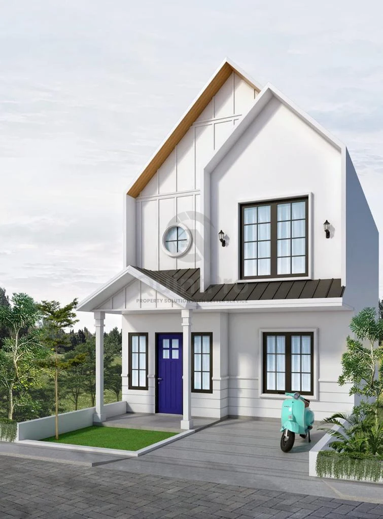 Rumah 3+1KT 125m² Serpong Green Park BSD, Modern Norwegian 2 Lantai SHM