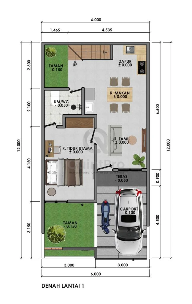 Rumah Modern 3+1KT di Nusa Loka BSD, 2,5 Lantai SHM Tropical Industrial — foto 5