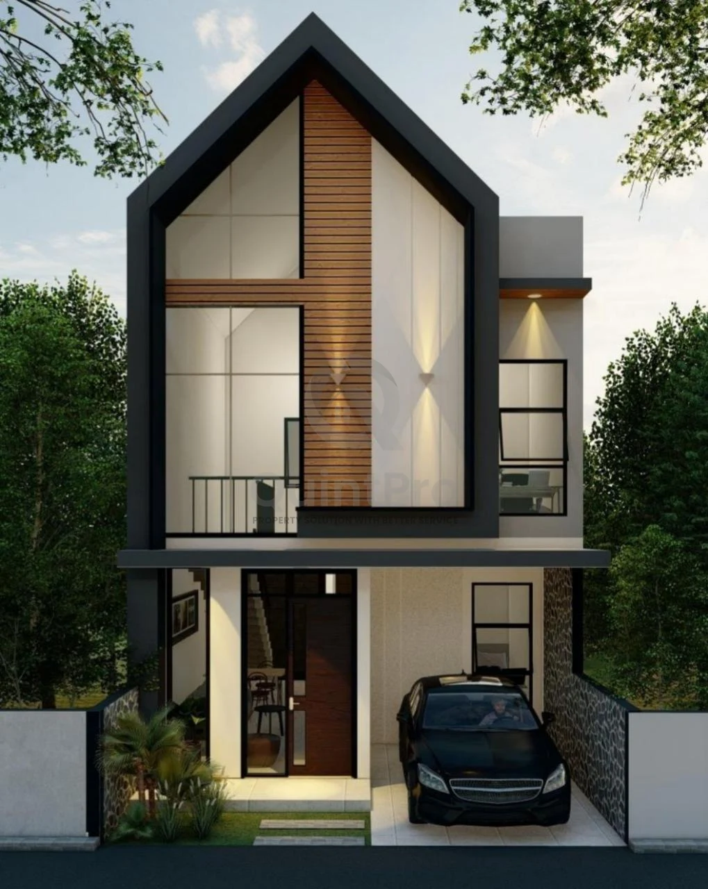 Rumah Modern 3KT 2 Lantai di Nusa Loka BSD, SHM 72m² Siap Huni