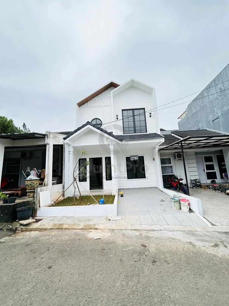 Rumah Modern 3+1KT Serpong Green Park, Norwegian Style 2 Lantai HGB