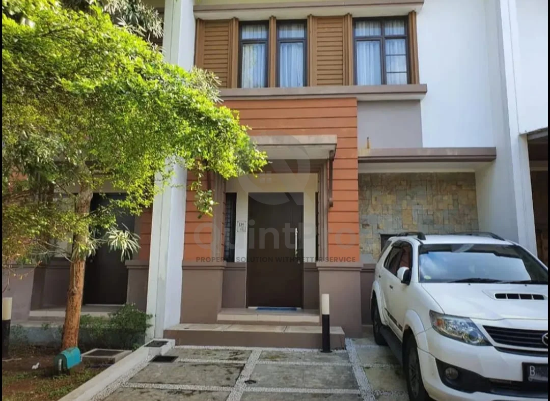 Rumah 2KT 2KM Furnished di Nusa Loka BSD, 2 Lantai Modern Minimalis PPJB