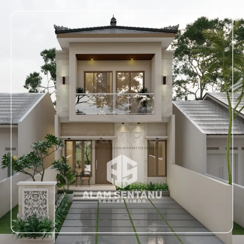 Rumah Modern Tropis 3KT 2 Lantai di Kencana Loka BSD, Bangunan 2023 SHM