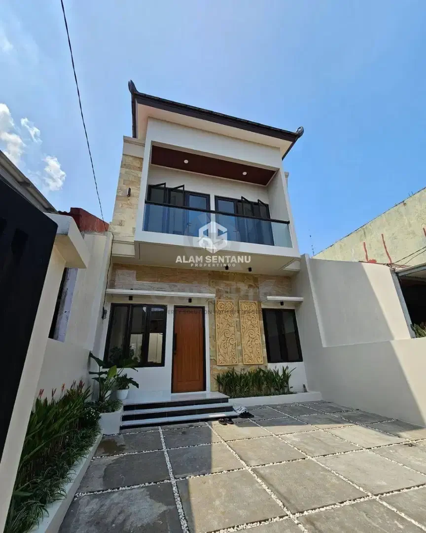 Rumah Modern Tropis 3KT 2 Lantai di Kencana Loka BSD, Bangunan 2023 SHM — foto 3
