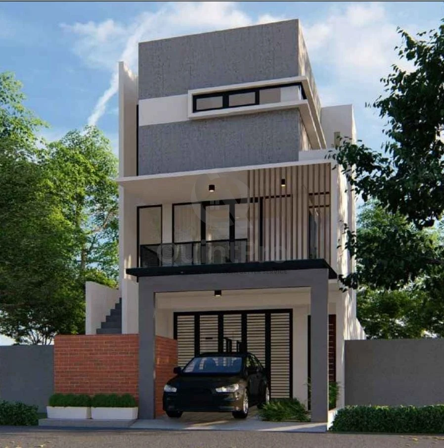 Rumah Modern 3+1KT 294m² di Springfield Bintaro, Baru 3 Lantai SHM