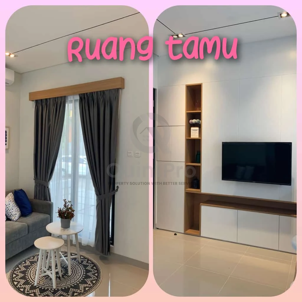 Rumah 3KT 2 Lantai di Naira Residence BSD, Modern Minimalis Furnished SHM