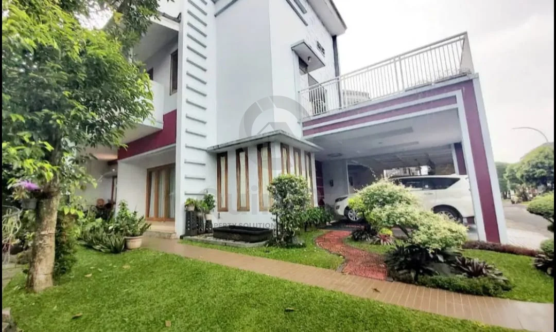 Rumah Modern 3 Lantai 4+1KT di Delatinos BSD Tangerang Selatan SHM — foto 2