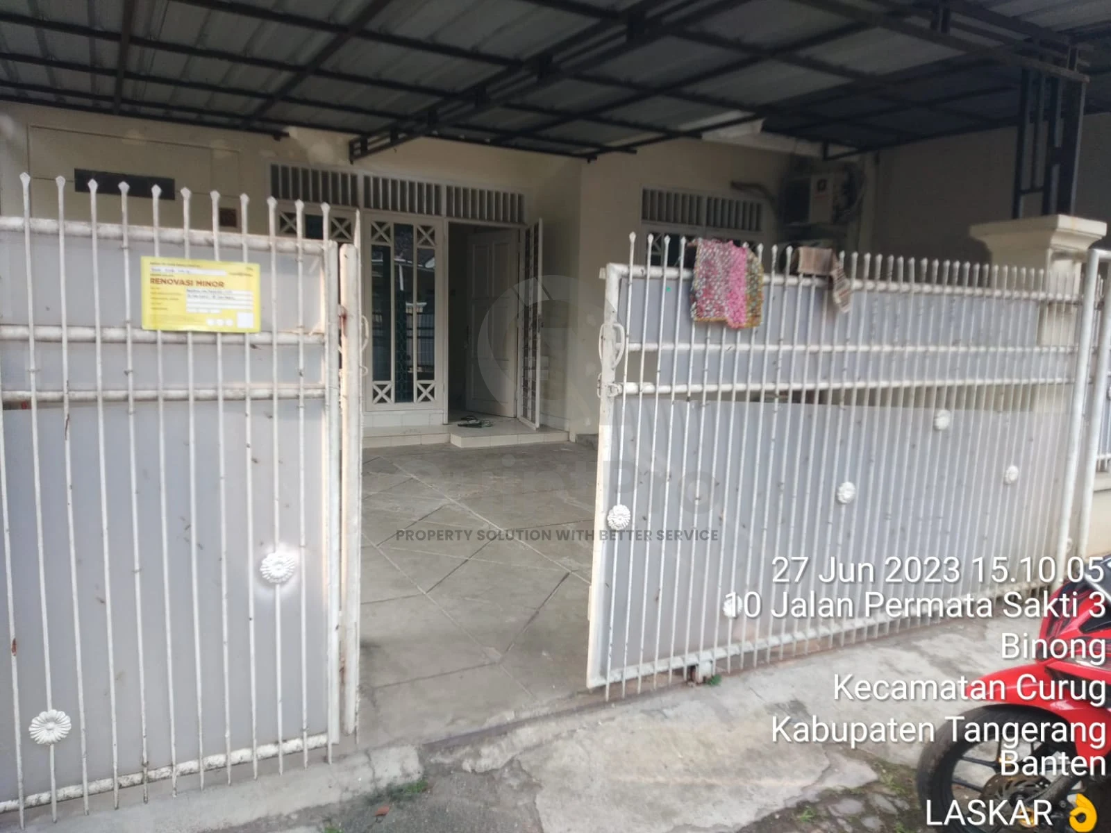 Rumah 1KT Disewa di Permata Sakti Tangerang, 120m² SHM Unfurnished