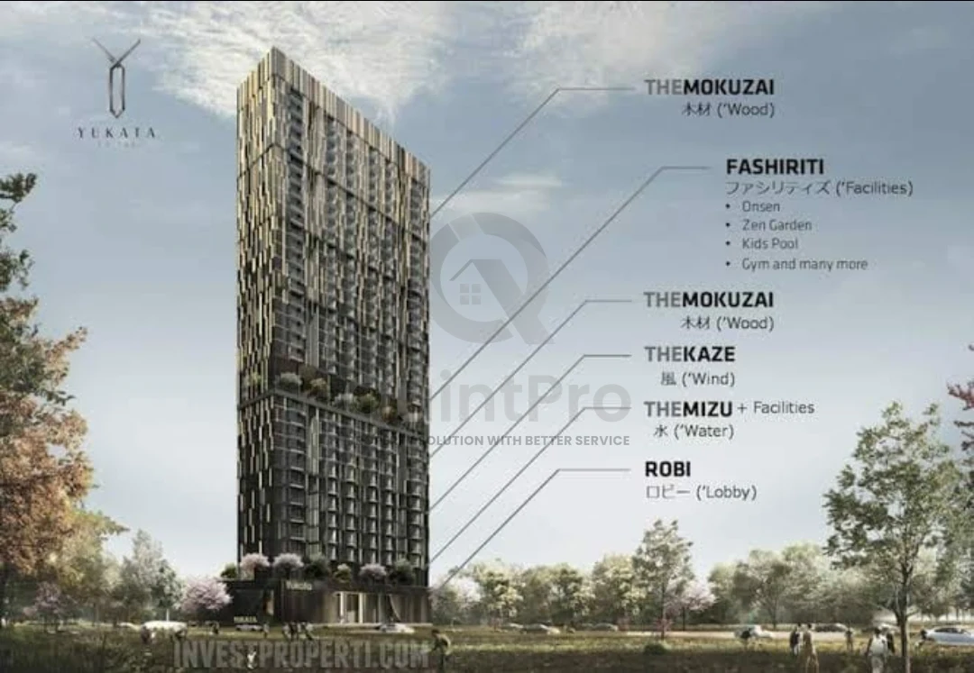 Apartemen 3+1BR 115m² Yukata Suites BSD, Hook View City Private Lift SHM — foto 2