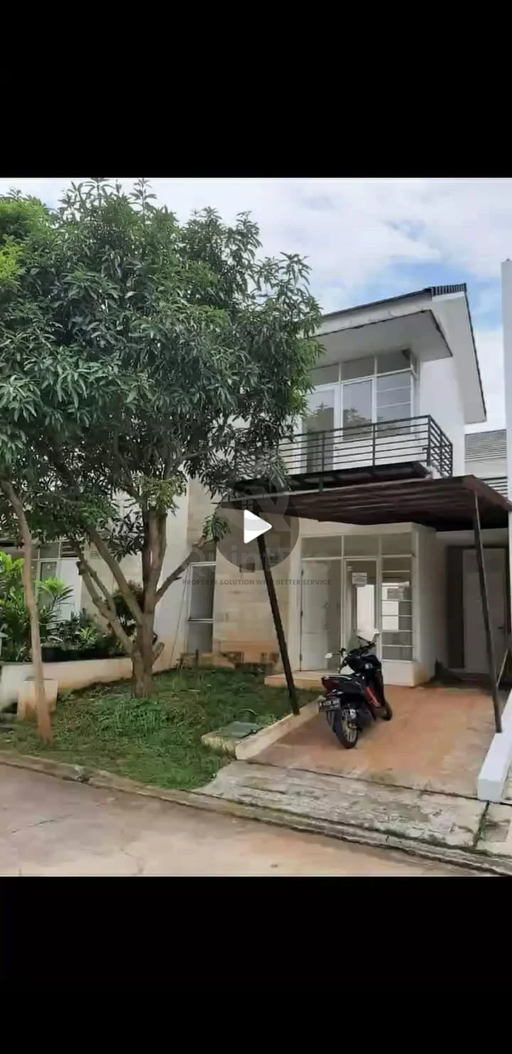 Rumah 3KT 2 Lantai di Serpong Natura BSD, Modern Minimalis Halaman Asri
