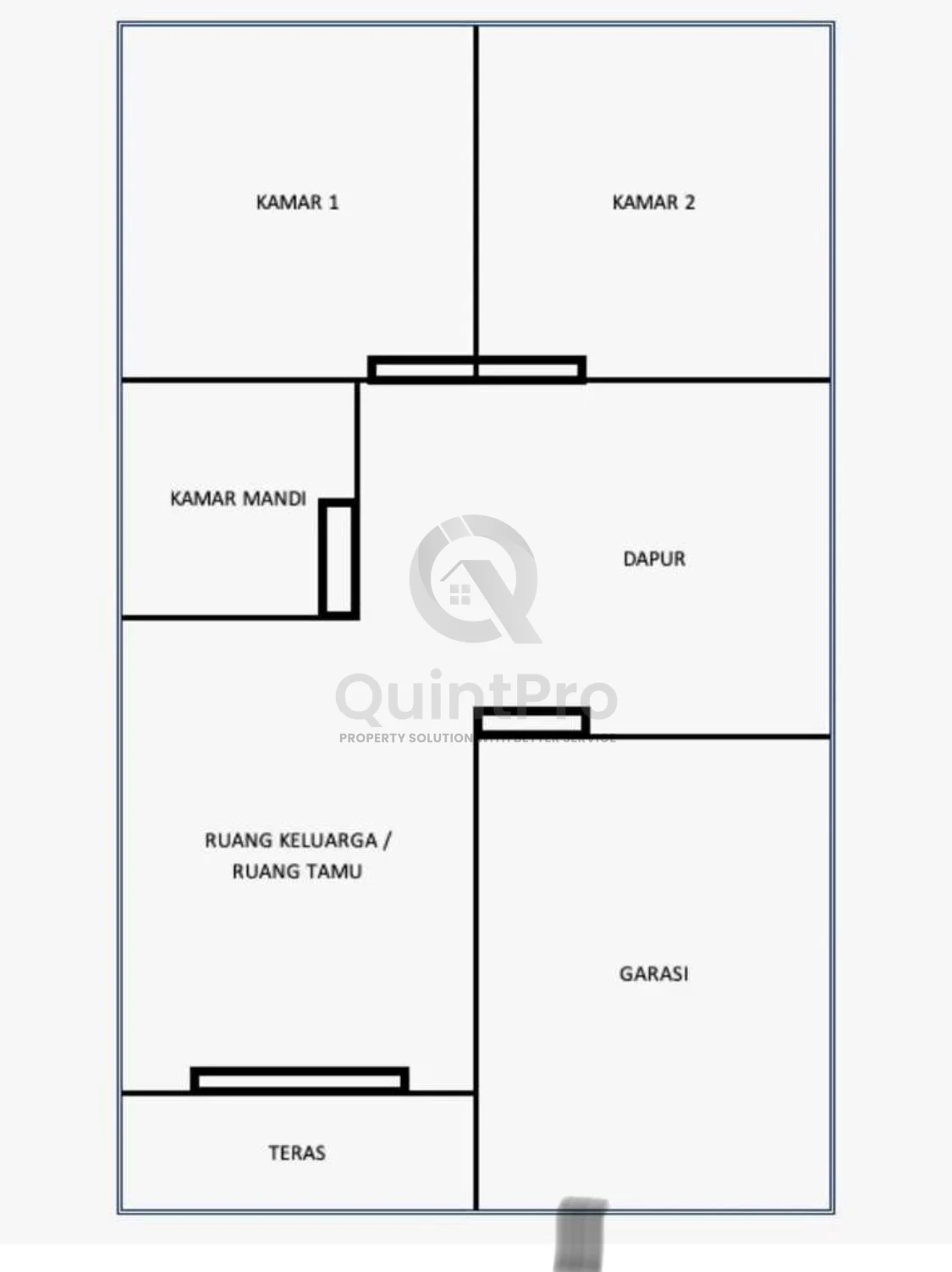 Rumah 2KT di Bukit Dago BSD, One Gate System SHM Carport Pagar — foto 3
