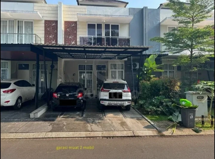 Rumah 3+1KT 170m² Serpong Lagon BSD, 2 Lantai Carport 2 Mobil SHM